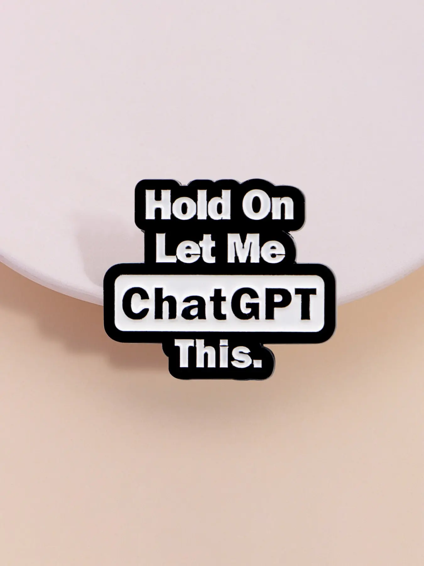 Tech Accessories Logo - Chatgpt Enamel Pin Emblem Logo Badge