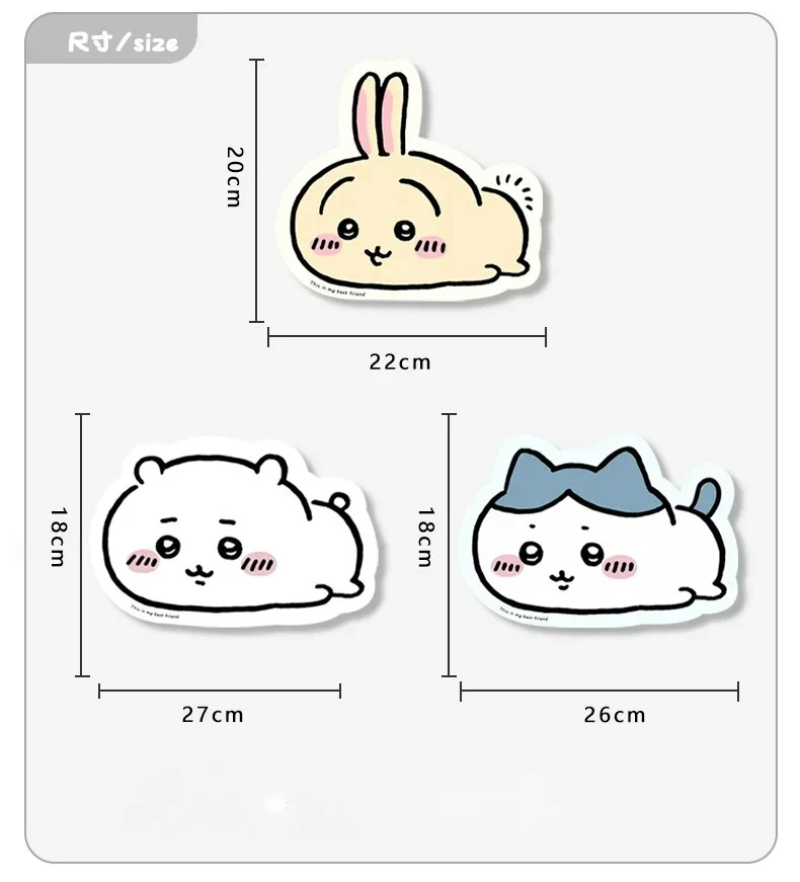 Chiikawa Cartoon Jiyi Usagi Ha - Tech Office Accessories ulasan dan harga