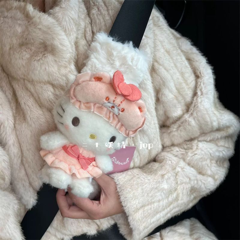 Cartoon Cat Car Seat Belt Shou - Kawaii Tech Accessories ulasan dan harga
