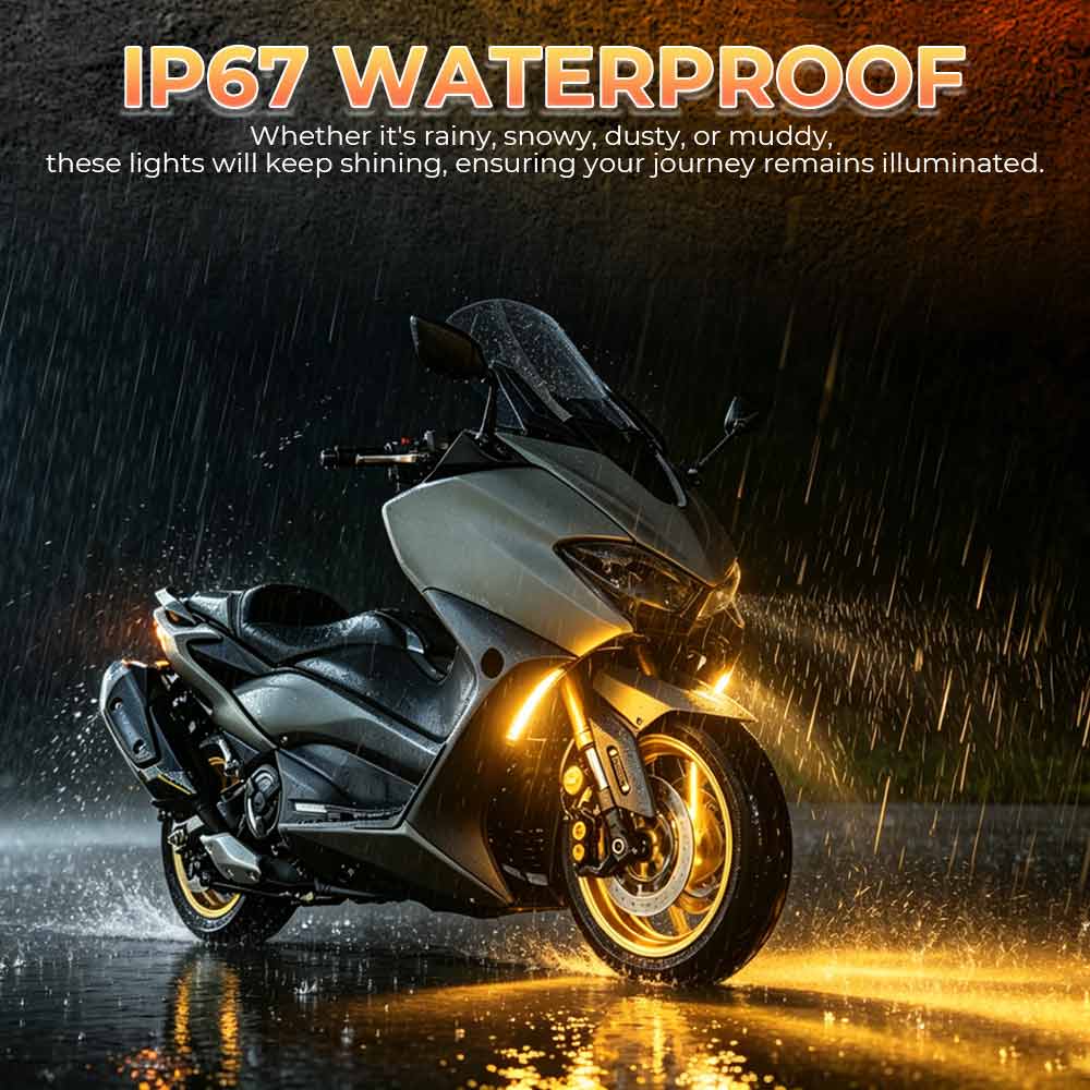 2Pcs Motorcycle Indicator Lamp - Tech Lighting Accessories ulasan dan harga
