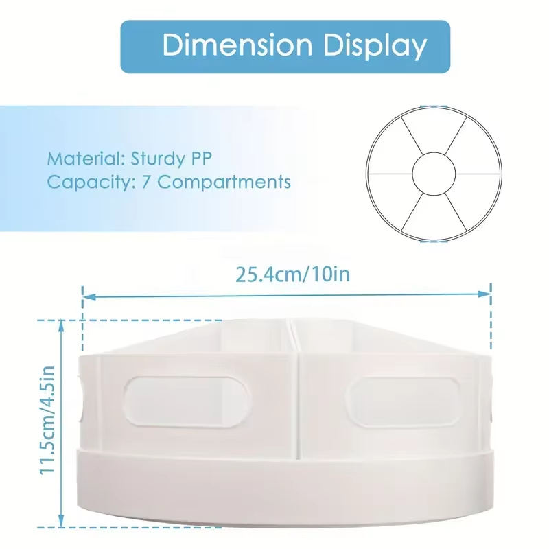 360° Rotating Desk Organizer W - Tech Accessories For Office Desk ulasan dan harga