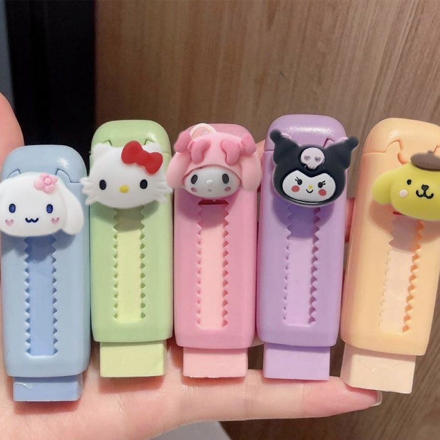 Cartoon Retractable Eraser Kaw - Kawaii Tech Accessories ulasan dan harga
