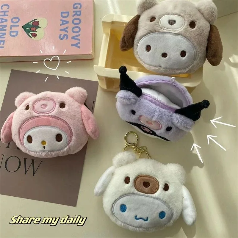 Sanrio Kuromi Plush Keychain W - Kawaii Tech Accessories ulasan dan harga