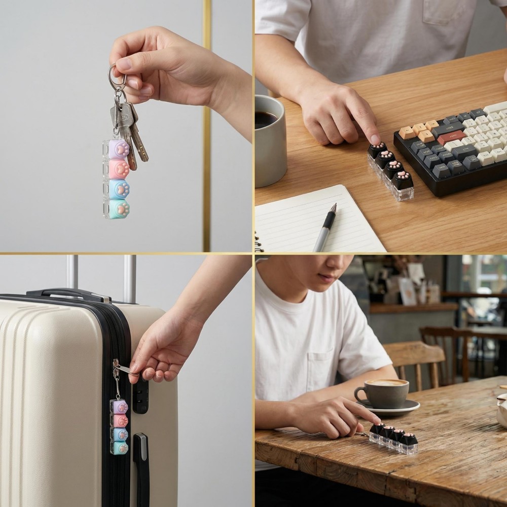 Rakol Clickable Button Keychai - Tech Accessories For Office Desk ulasan dan harga