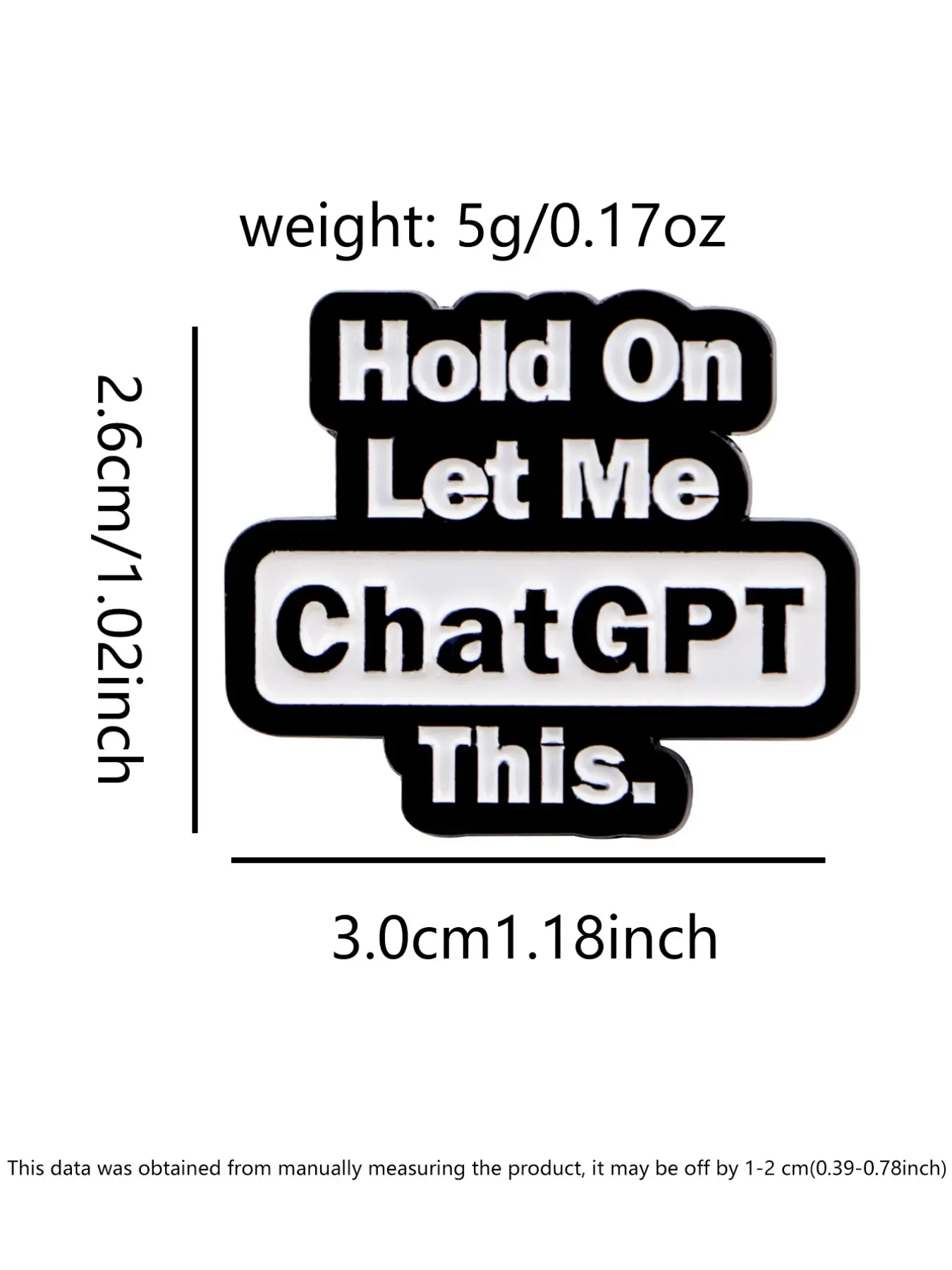 Chatgpt Enamel Pin Emblem Logo - Tech Accessories Logo ulasan dan harga