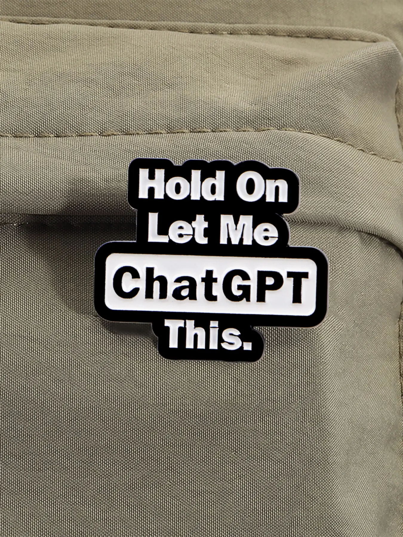 Chatgpt Enamel Pin Emblem Logo - Tech Accessories Logo ulasan dan harga