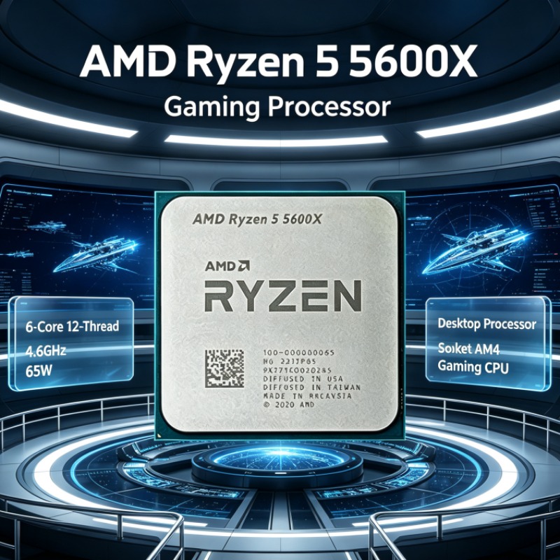 AMD R7... Ryzen 5 5600X Deskto - Amd Cpu Ryzen 5 ulasan dan harga