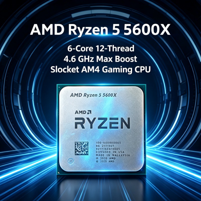 AMD R7... Ryzen 5 5600X Deskto - Amd Cpu Ryzen 5 ulasan dan harga