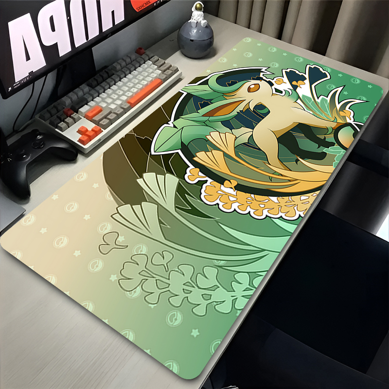 Mouse Pad Gamer P-pokemon Leaf - Tech Accessories For Office Desk ulasan dan harga