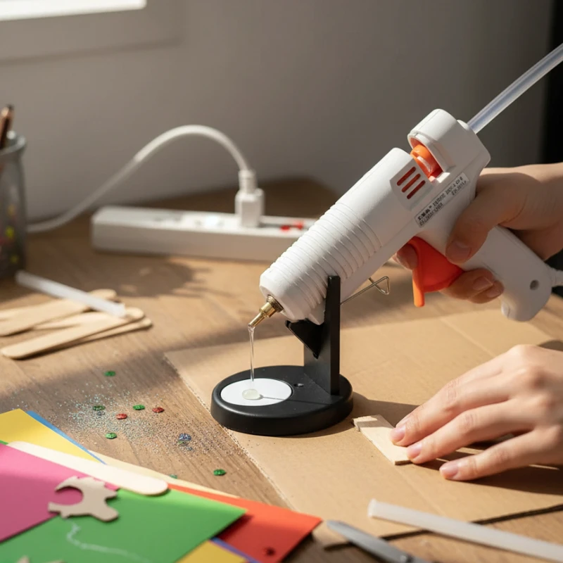Drip Resistant Glue Gun Stand  - Tech Accessories Holder ulasan dan harga