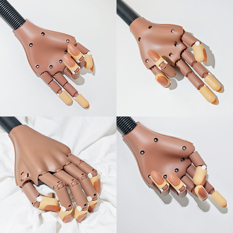 Nail Fake Practice Hand Movabl - Tech Accessories Holder ulasan dan harga