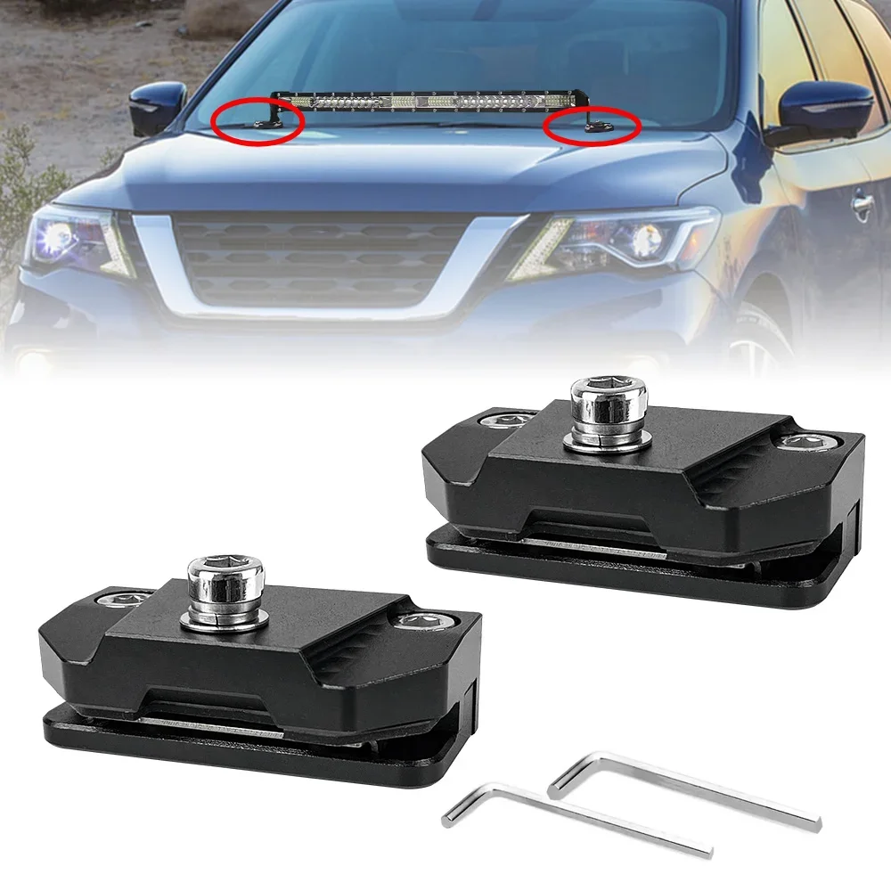 Universal 2Pcs Hood Mount Ligh - Tech Accessories Holder ulasan dan harga